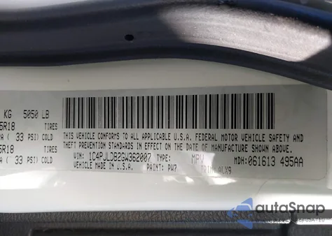 2016 Jeep Cherokee Limited from USA, damaged, VIN 1C4PJLDB2GW362007